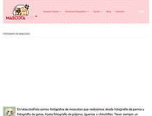 Tablet Screenshot of mascotafoto.com